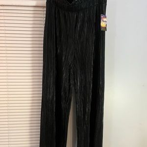 Women’s XL black, shiny party/evening pants. Never worn with tags.